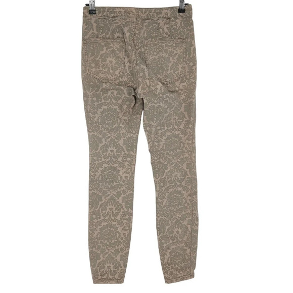 Pilcro Anthropologie Legging Skinny Jeans Damask Print High Rise Denim - Picture 3 of 10